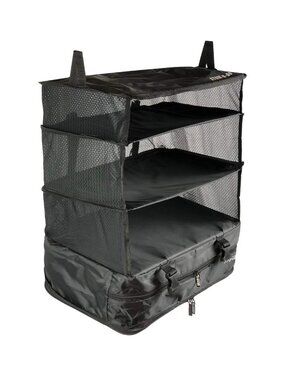 Grand Fusion Stow-N-Go Hanging Travel Organizer – Black NEW